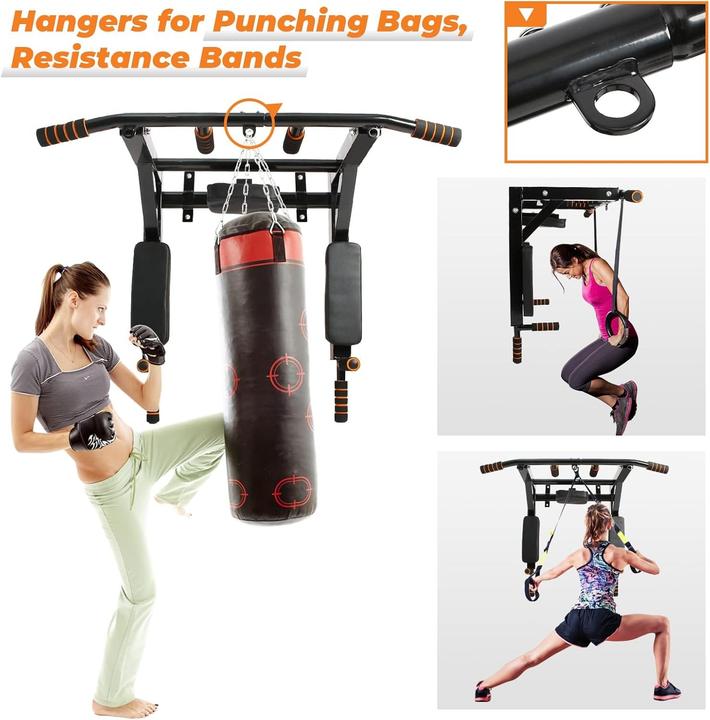 Actual product image Leogreen Pull-up bar for wall mounting up to 200 kg