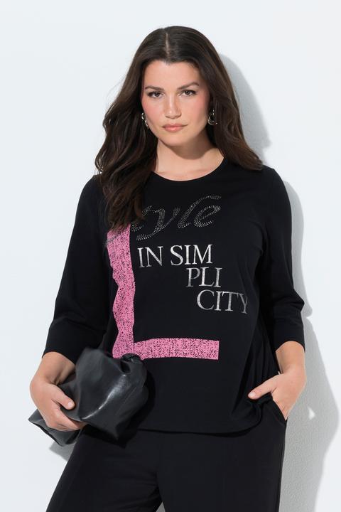 Actual product image Ulla Popken Style In Simplicity Graphic Tee (60)