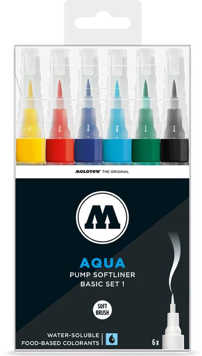 Actual product image Molotow Aqua Pump Softliner Basic Set 1 (Multicoloured, 1x)