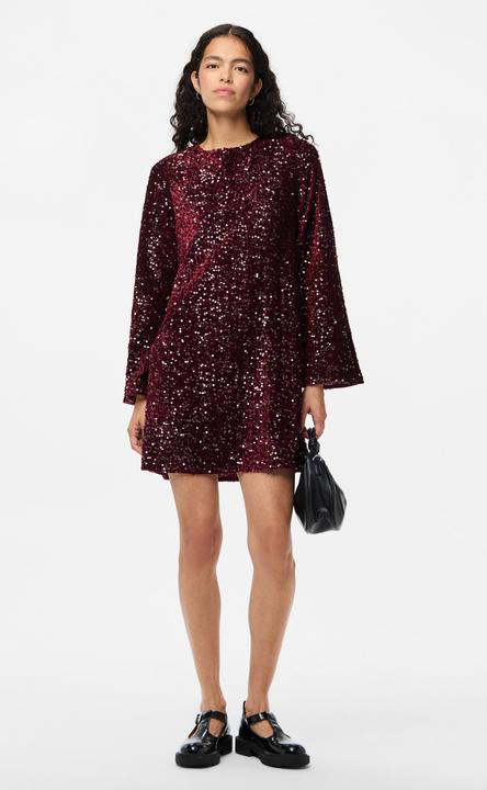 Actual product image Pieces Pckam Ls Deep Back Bow Dress Jrs Noos Bc (L)