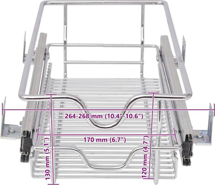 Actual product image vidaXL Aldare (2 x, 27 x 46 x 13 cm)