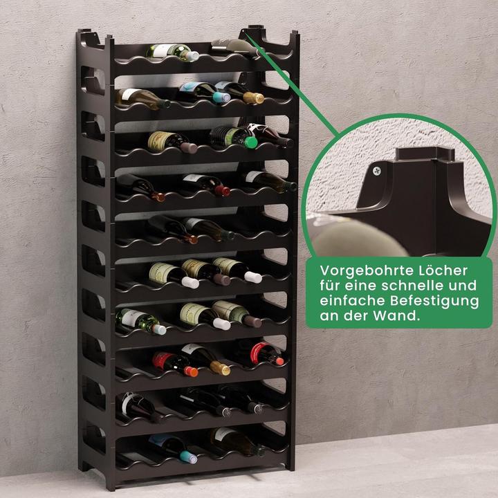 Actual product image Artecsis Modular wine rack (60 x 28 x 132 cm, 60 bottles)