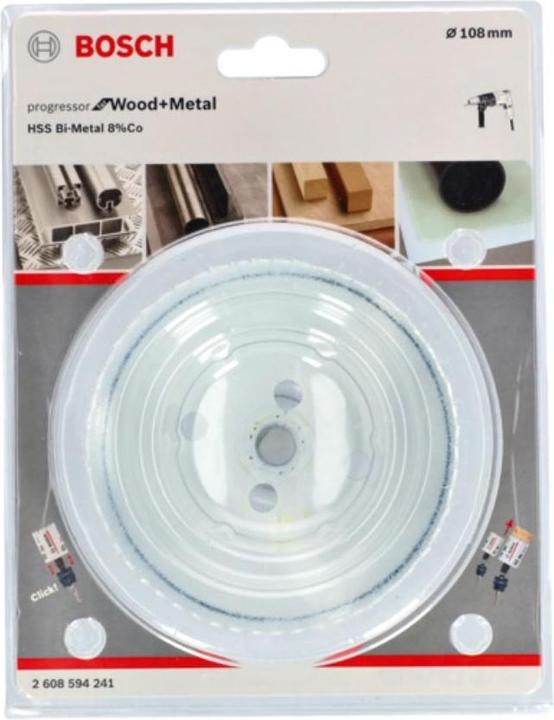 Image du produit Bosch Professional Zubehör Scie cloche Progressor for Wood and Metal, 108 mm (108 millimètres)
