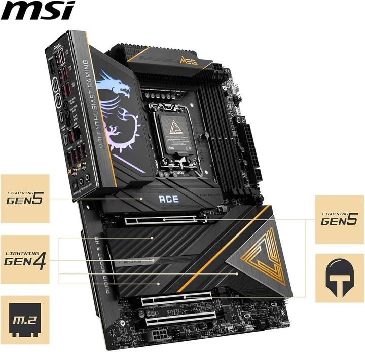 Produktbild MSI MEG Z890 ACE (LGA 1851, Intel Z890, ATX)