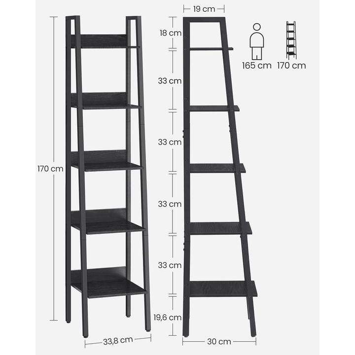 Actual product image Vasagle Leiter (34 x 30 x 170 cm)