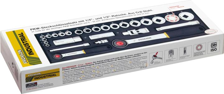 Actual product image Proxxon Socket wrench set (1/2")