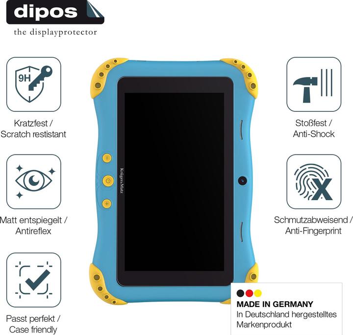 Actual product image Dipos Anti-Shock Screen Protector Matte (Krueger Matz FUN 708)