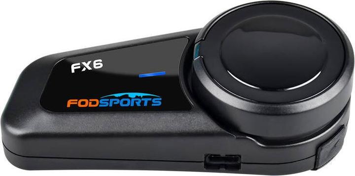 Productafbeelding Fodsports FX6 motorcycle intercom two-pack (black) (Set van 2)