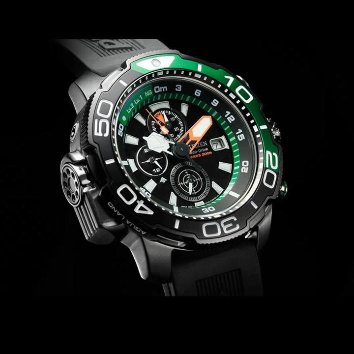 Actual product image Citizen Promaster Aqualand (Chronograph, Power reserve display, 47 mm)