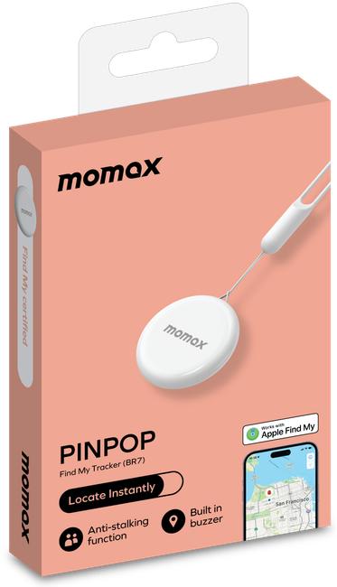 Image du produit Momax Pinpop Apple Find My Certificated Tracker Blanc