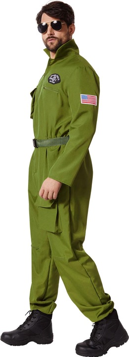 Produktbild tectake Herrenkostüm Air Force Pilot (M)