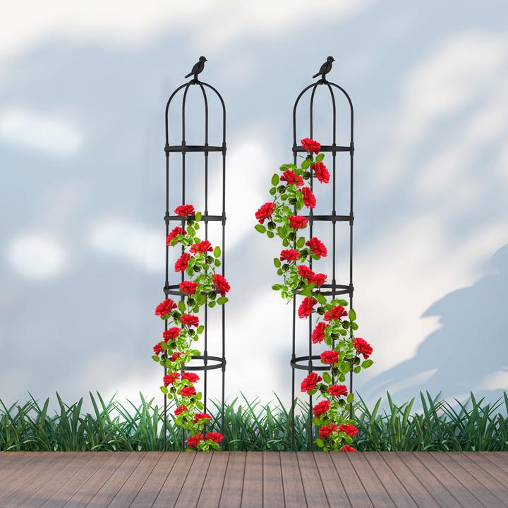Produktbild Relaxdays 2x Rankhilfe (30 cm, 30 cm)