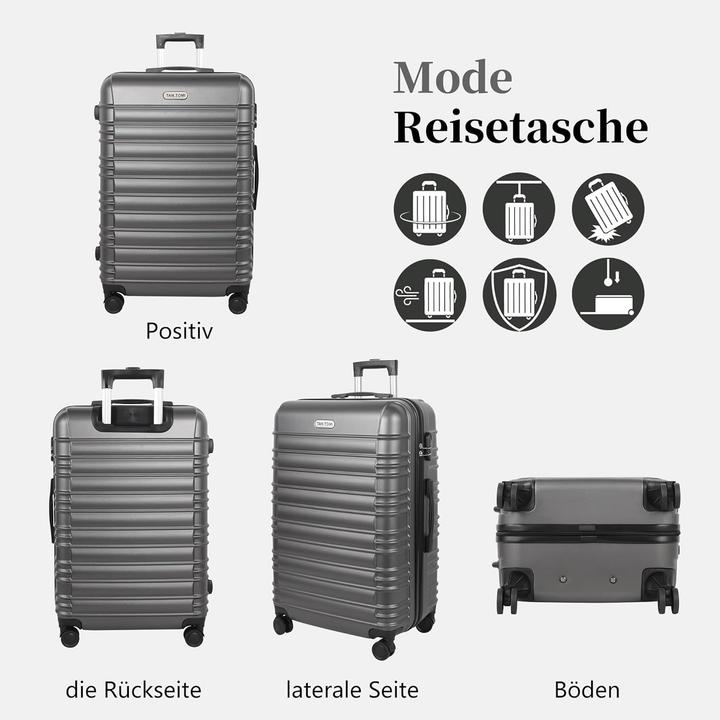 Immagine prodotto MoFut 3-teiliges Hartschalenkoffer-Set mit 360°-Rollen (95 l)