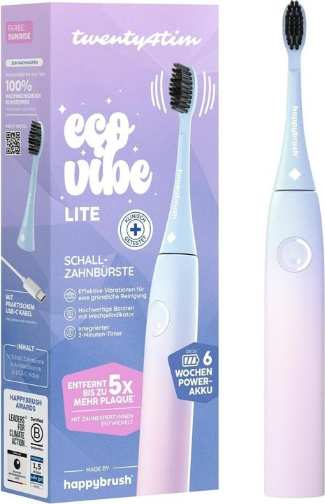 Actual product image happybrush Eco Vibe Lite Sunrise