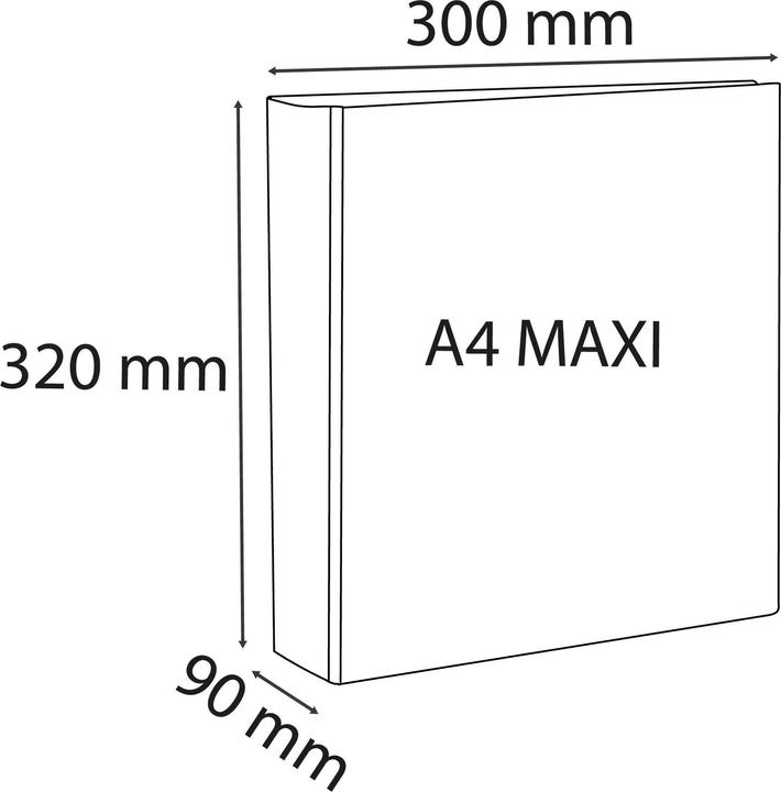 Actual product image Exacompta Kreacover ring binder (A4, 86 mm, 1 Piece)