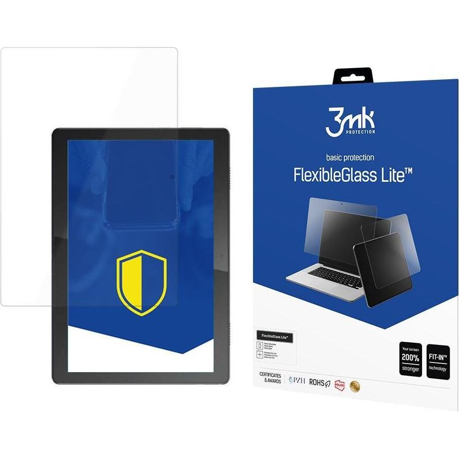 3MK hybrid glass Flexible 2.5D Lite for Lenovo Tab M10 (1 Stück, Lenovo Tab M10), Tablet Schutzfolie