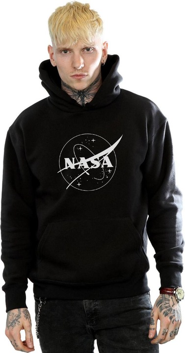 Immagine prodotto Nasa Felpa con Cappuccio Insignia Logo Uomo (L)