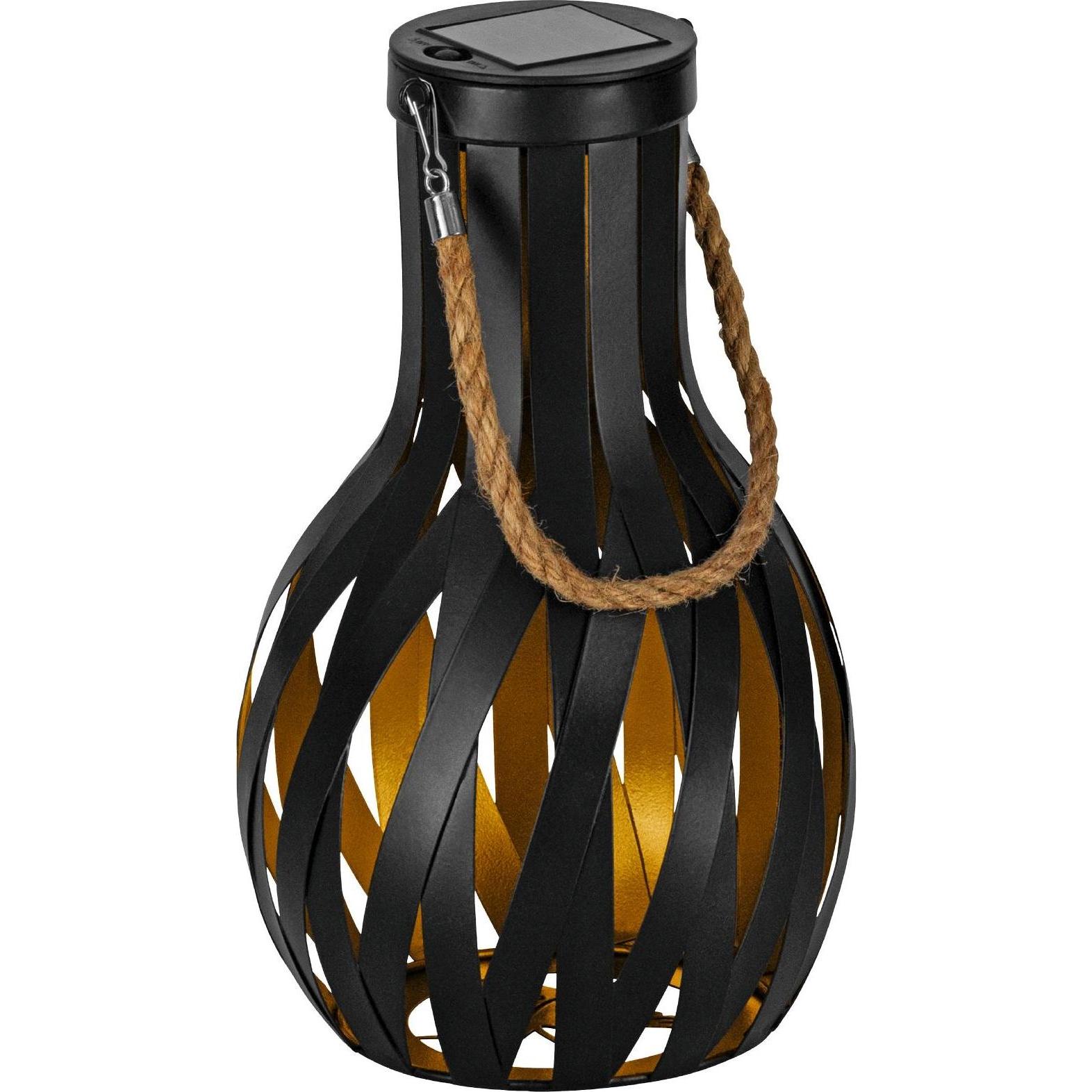 Thumbnail - EGLO, Laterne, Laterne Solar, 27 cm, Gold/Schwarz (1 x)