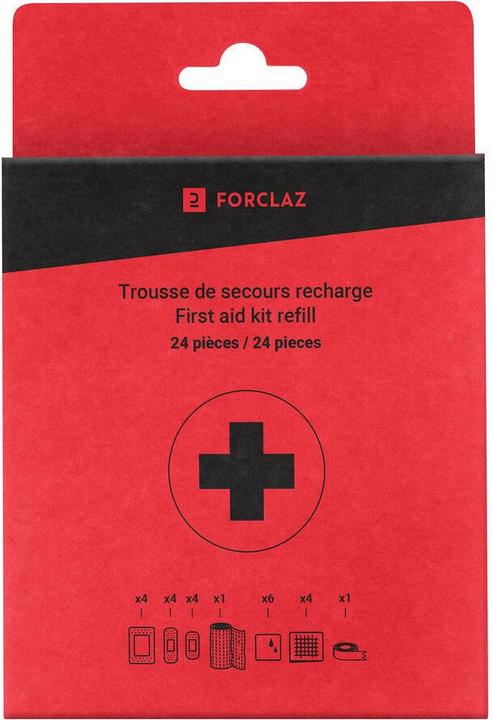 Actual product image Forclaz First aid kit refill set 24 pieces