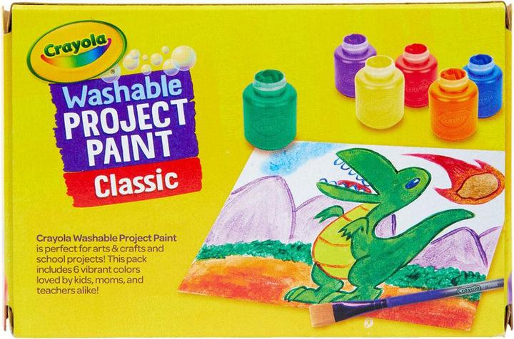 Produktbild Crayola 6 Abwaschbare Stimmungsmacher für Kinder 6 (Blau, Rot, Gelb, Violett, Orange, Grün, 59 ml)
