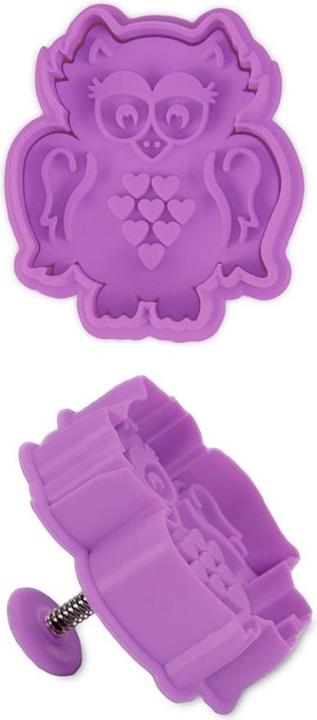 Actual product image Städter Embossing Cookie Cutter with Ejector Owl