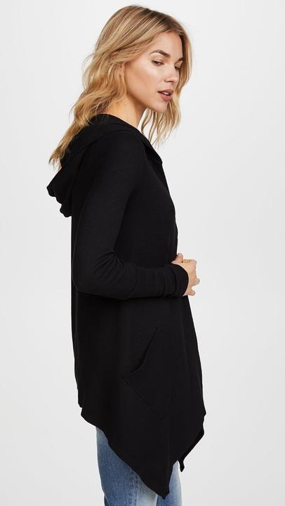 Actual product image Modal Blend Hooded Wrap Top (S)