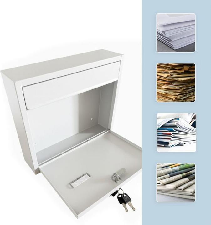 Actual product image Relaxdays mailbox