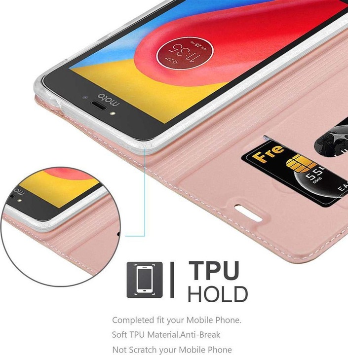 Produktbild Cadorabo Book Classy Style Cover (Motorola Moto C)