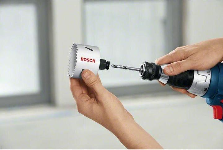 Actual product image Bosch Professional Zubehör 11-piece electrician's set, 1 Progressor for Wood&Metal hole saw (83 mm, 51 mm, 22 mm, 68 mm, 35 mm, 30 mm, 40 mm, 25 mm)