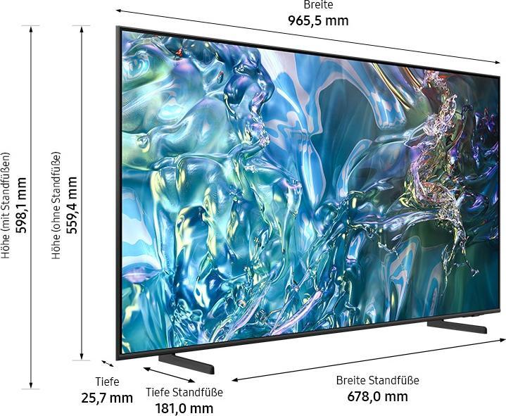Productafbeelding Samsung Q60D 75-inch QLED Smart TV Q75Q60DAU 2024 (75", Q60D, QLED, 4K, 2024)