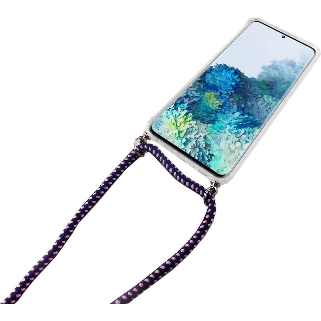 Thumbnail - König Design Handyhülle für Samsung Galaxy S20 Ultra Schutzcase Backcover Bumper Transparent, Handykette, Transparent