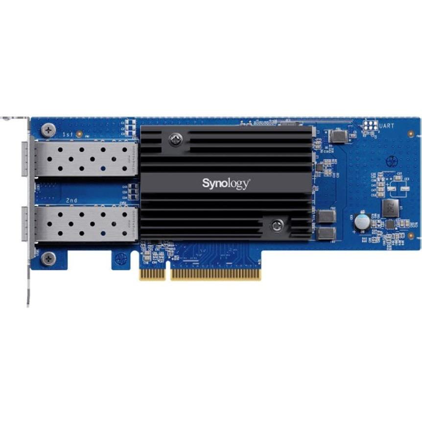 Synology PCIe network card 2x 10Gbit/s ports SFP+ (E10G30-F2) (PCI 3.0), Netzwerkkarte