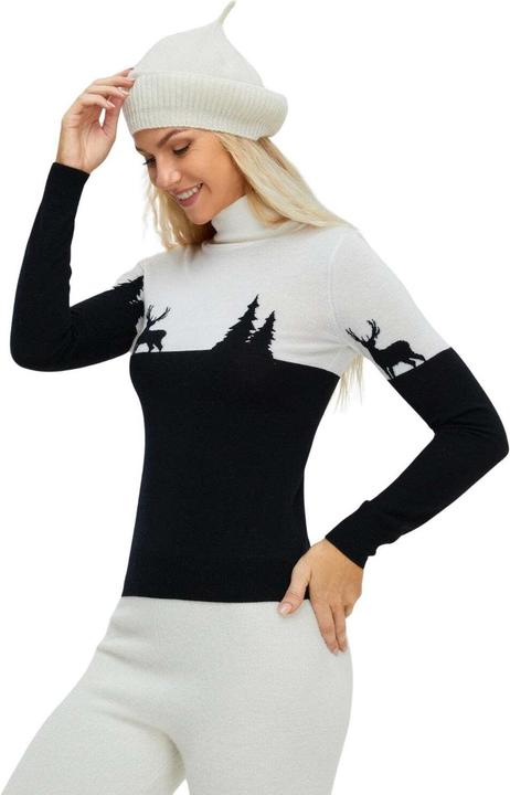 Produktbild Bellemere Sweater Women's Merino 'Deer & Tree' Slim Fit Sweater (M)