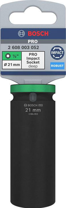 Immagine prodotto Bosch Professional Zubehör PRO Presa a urto, 1/2", 21 mm, profonda (21 mm)