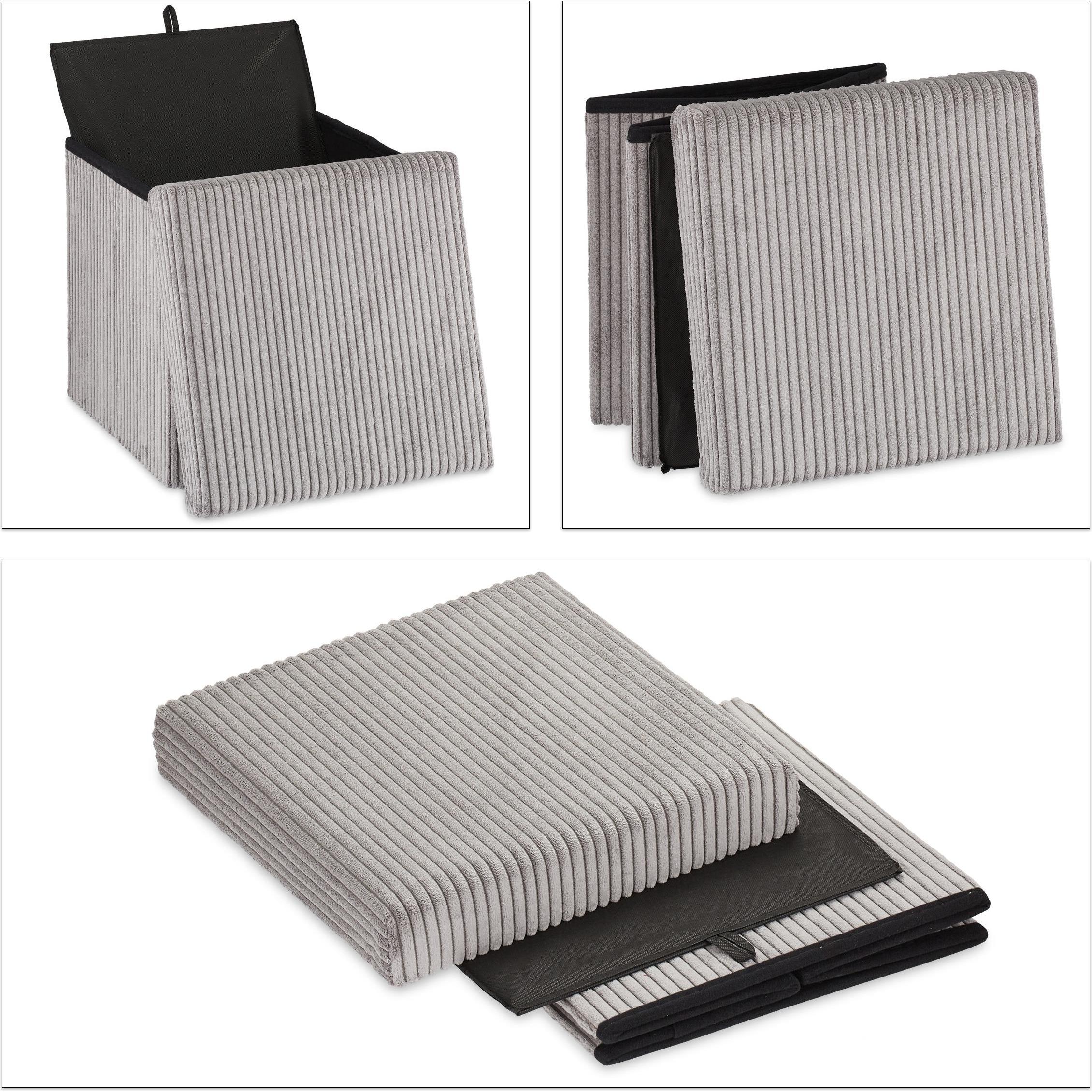 Thumbnail - Relaxdays, Hocker + Pouf, Sitzwürfel
