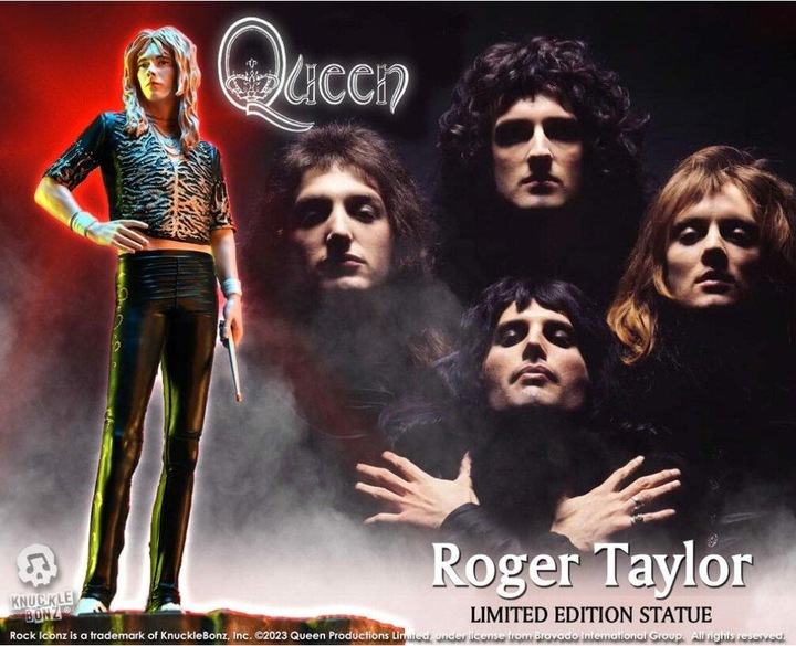 Produktbild Knucklebonz Queen Rock Iconz Statue Roger Taylor II (Sheer Heart Attack Era) 23 cm