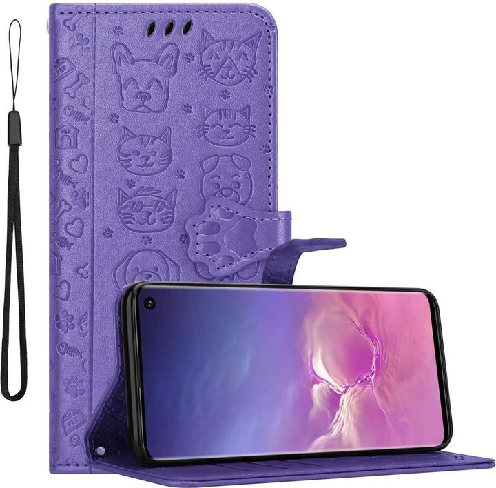 Produktbild Cadorabo Book Hunde & Katzen Cover (Samsung Galaxy S10)