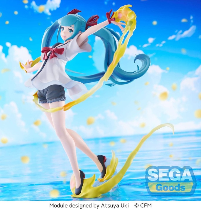 Actual product image Sega Goods Hatsune Miku: Project DIVA MEGA 39's Figurizm Luminasta PVC Statue Hatsune Miku Shiny T.R. 22 cm