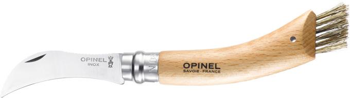 Image du produit Opinel No 08 Couteau à champignons avec brosse & étui (7 cm)