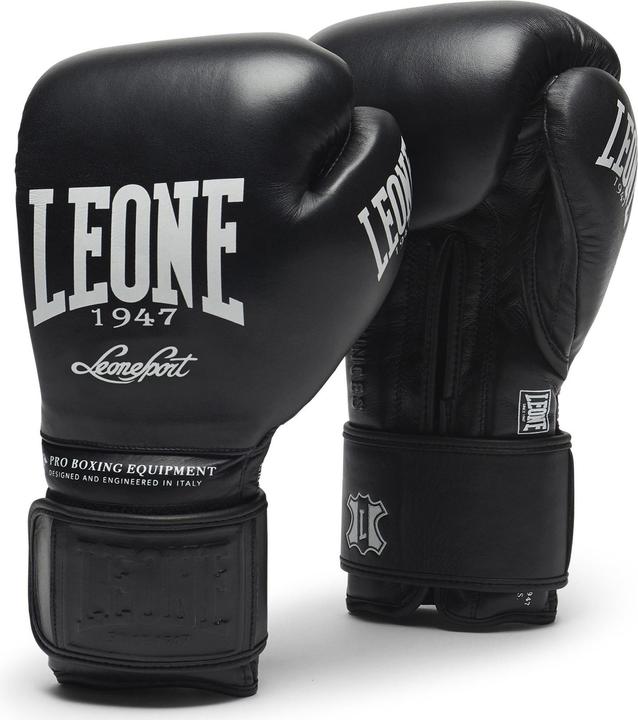 Produktbild Leone Boxhandschuhe The Greatest Schwarz GN111 (18 OZ, One Size)