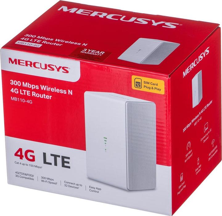 Actual product image Mercusys MB110-4G