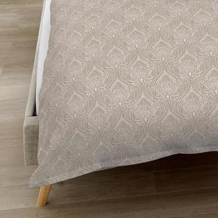 Produktbild Traumschlaf Mako-Satin Bettwäsche La Ville nougat (Bettwäsche Set, 155x220 cm + 80x80 cm)