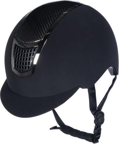 HKM Equestrian Helmet Carbon Shield Black