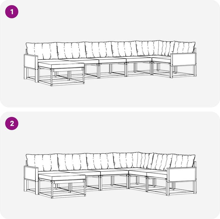 Produktbild vidaXL Sofa Set