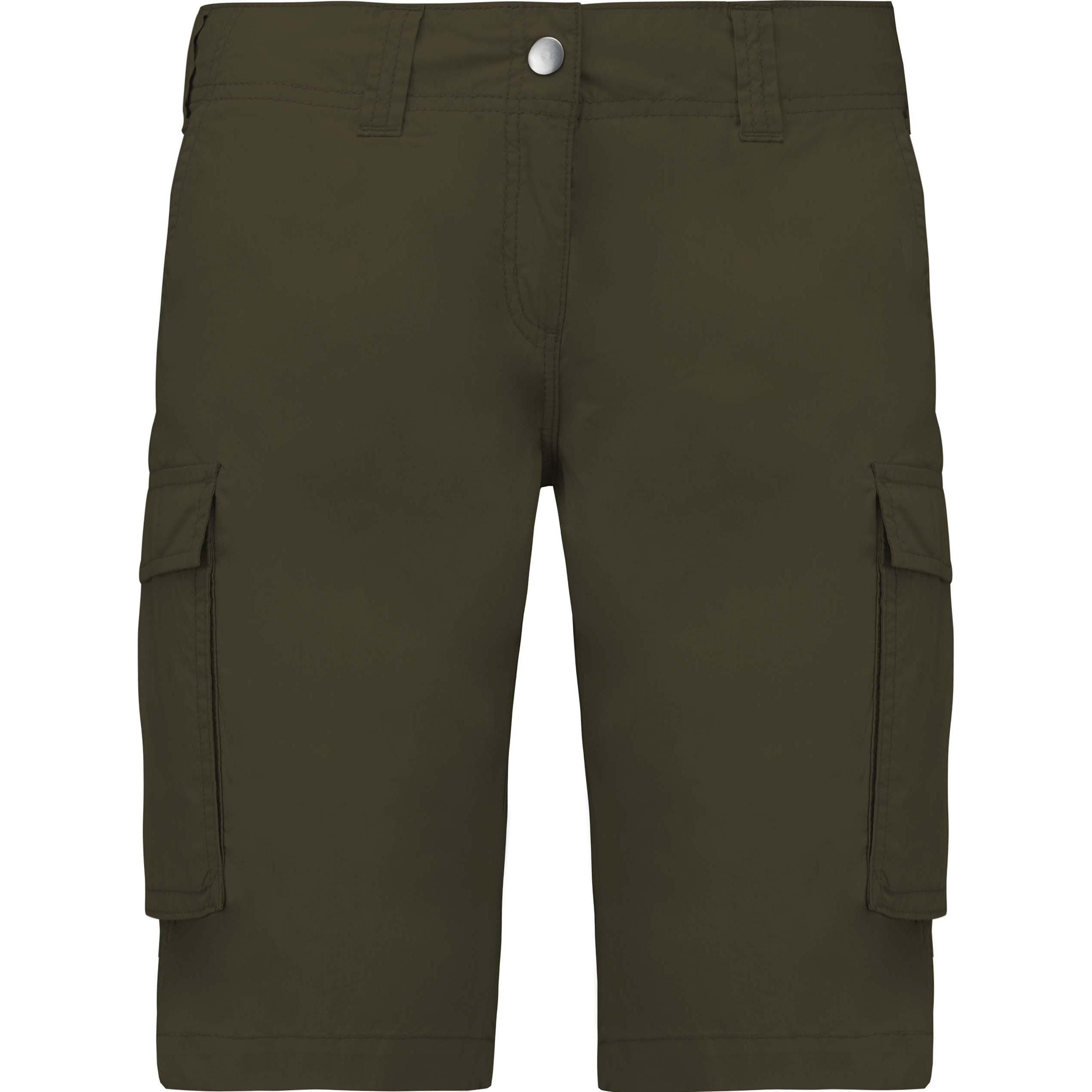 Kariban, Damen, Shorts, Multipoches, Braun, (38)
