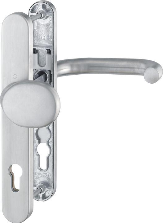 Hoppe Set da infilare SH PARIS con placca stretta PZ92, Ed opaco (Set di piastre per porte)
