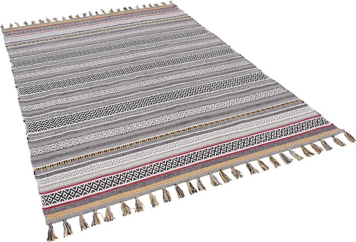 Actual product image Pergamon Kelim Baumwolle Natur Teppich Grace (140 x 200 cm)