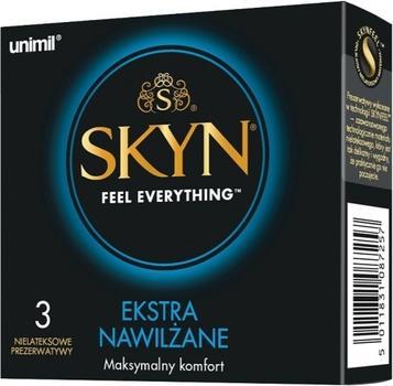 Produktbild Unimil Skyn Feel Everything Extra Moistened Non-Latex Condoms 3Pcs (3 Stk.)