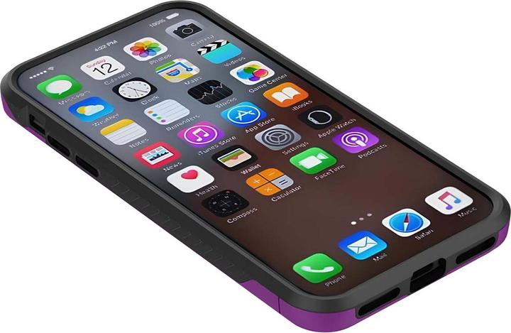 Actual product image Zizo Star Diamond Hybrid Cover - iPhone X case (purple/black) (Apple iPhone X)