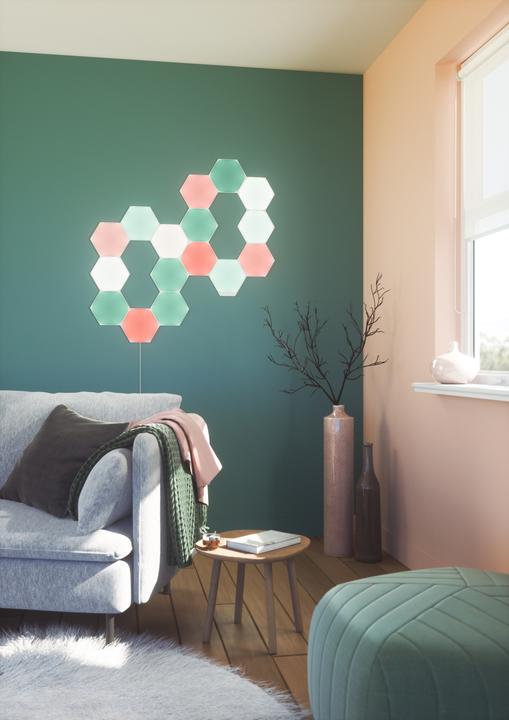 Actual product image Nanoleaf Shapes Hexagons Starter Kit (15x) (100 lm)